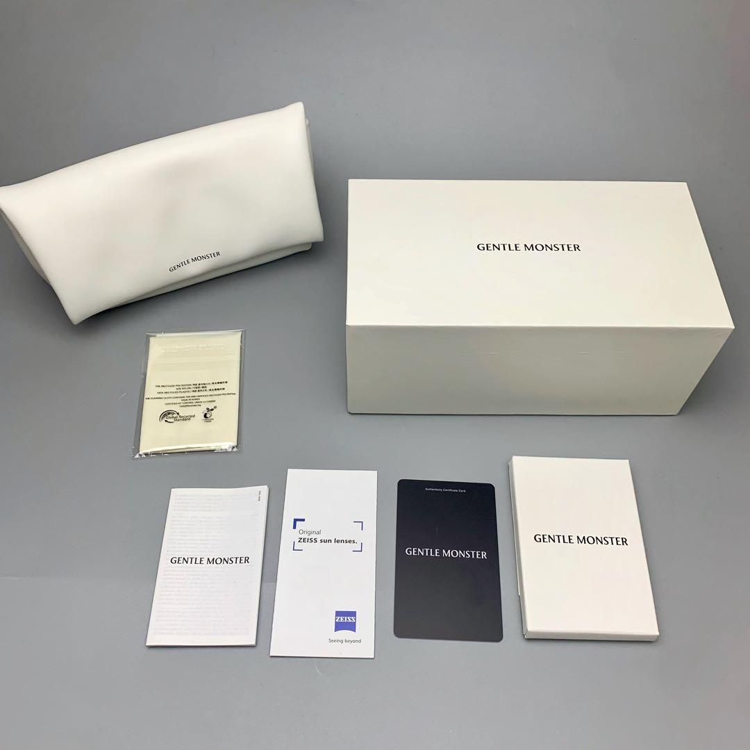 GENTLE MONSTERスクエアサングラス ブラック/ブルー musee