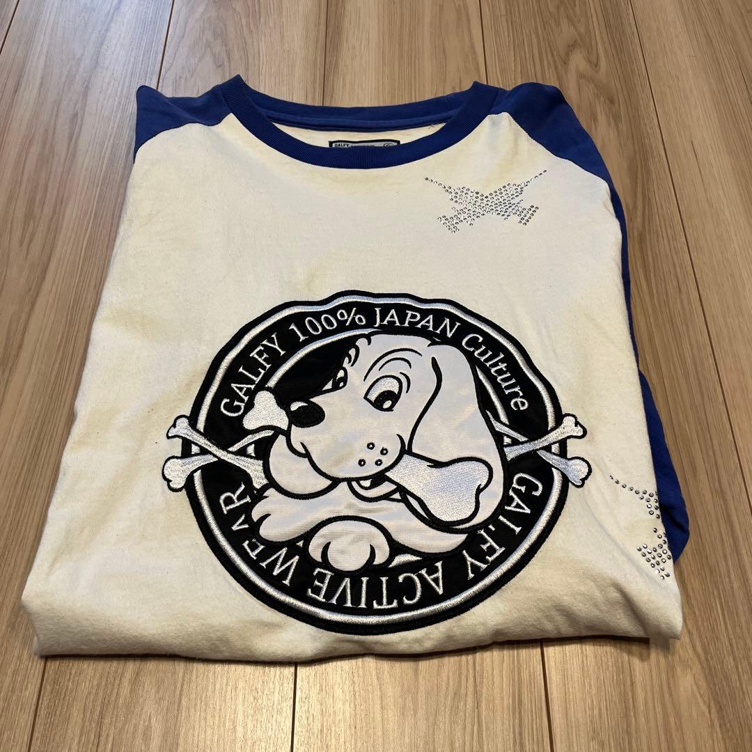 GALFY ピカピカ注射器ラグランロングスリーブTシャツ y2k 平成ギャル