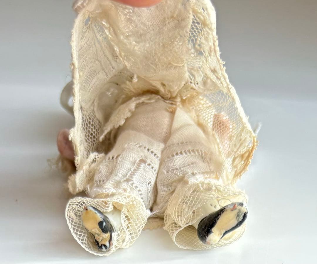 アンティーク ミニョネット オールビスクドール 10cm - メルカリ