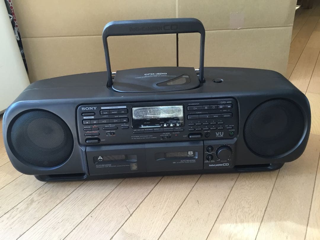 SONY CFD-400 CD テープ ラジカセ ドデカホーン ジャンク品 - メルカリ