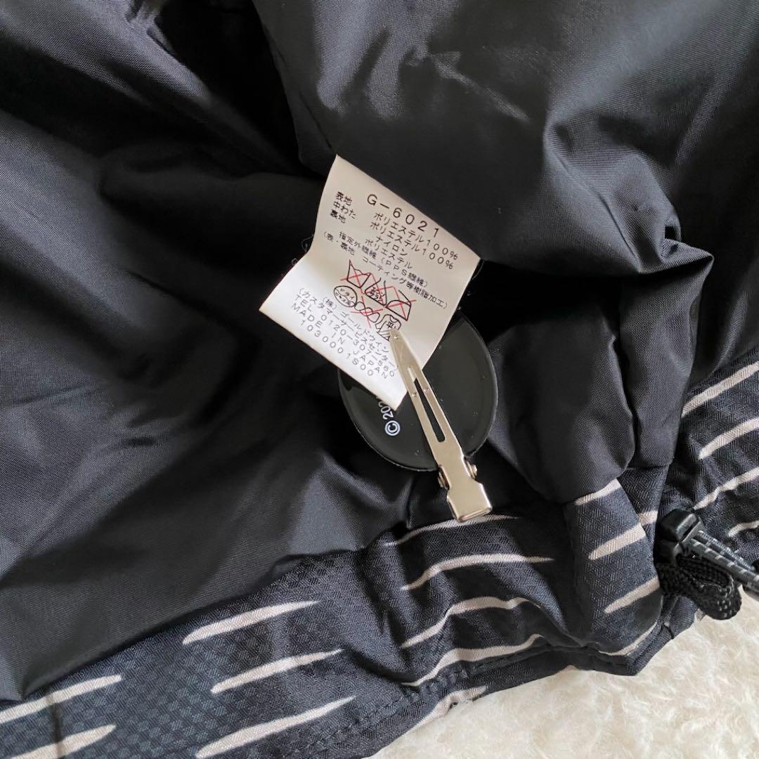 GOLDWIN スキーウェア　ジャケット　ブラック　総柄　ロゴ　M メンズ