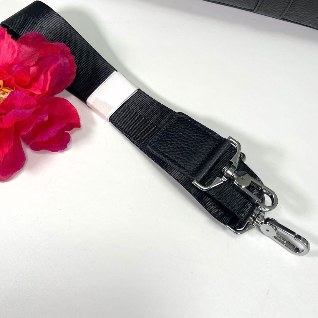 【新品✨】高級メンズビジネスバッグブリーフケース黒オールレザーシボ革2WAY