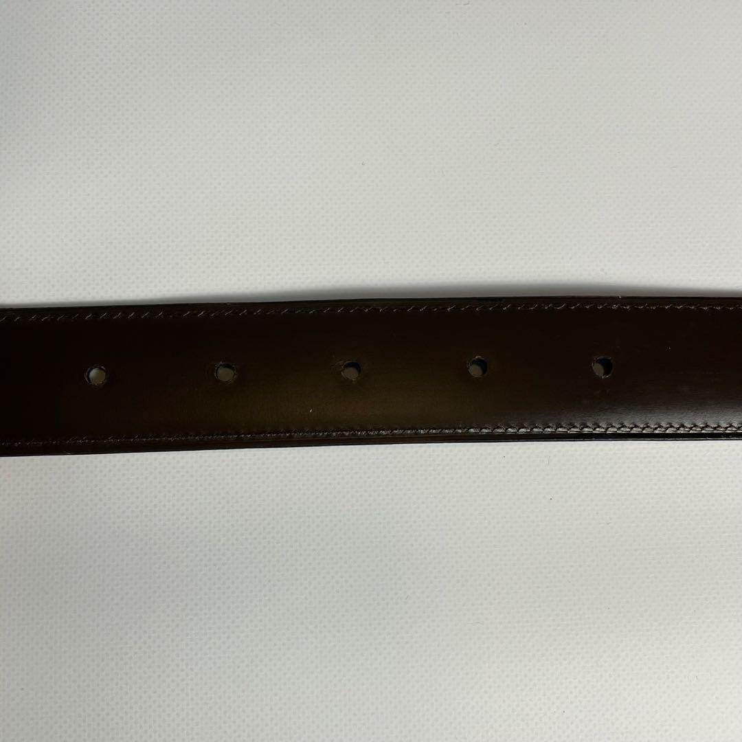 未使用級　Cartier　ベルト　リバーシブル　レザー　ブラック　ブラウン