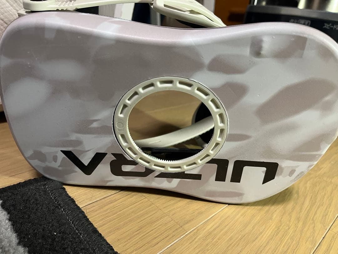 UNION ultraスノーボードビンディング ホワイト　Lサイズ