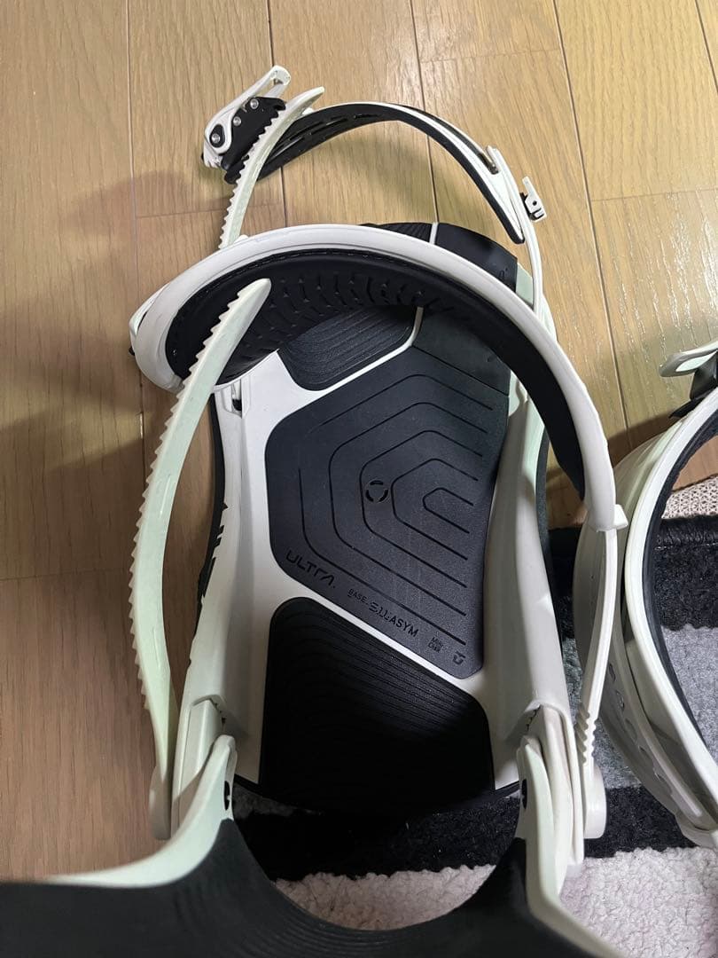 UNION ultraスノーボードビンディング ホワイト　Lサイズ