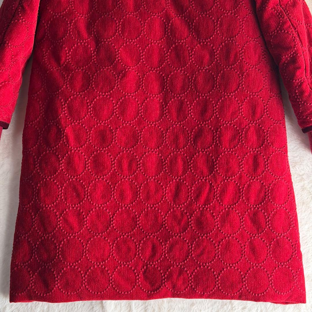 ミナペルホネン タンバリン ロングコート ダウンコート キルティングコート 38