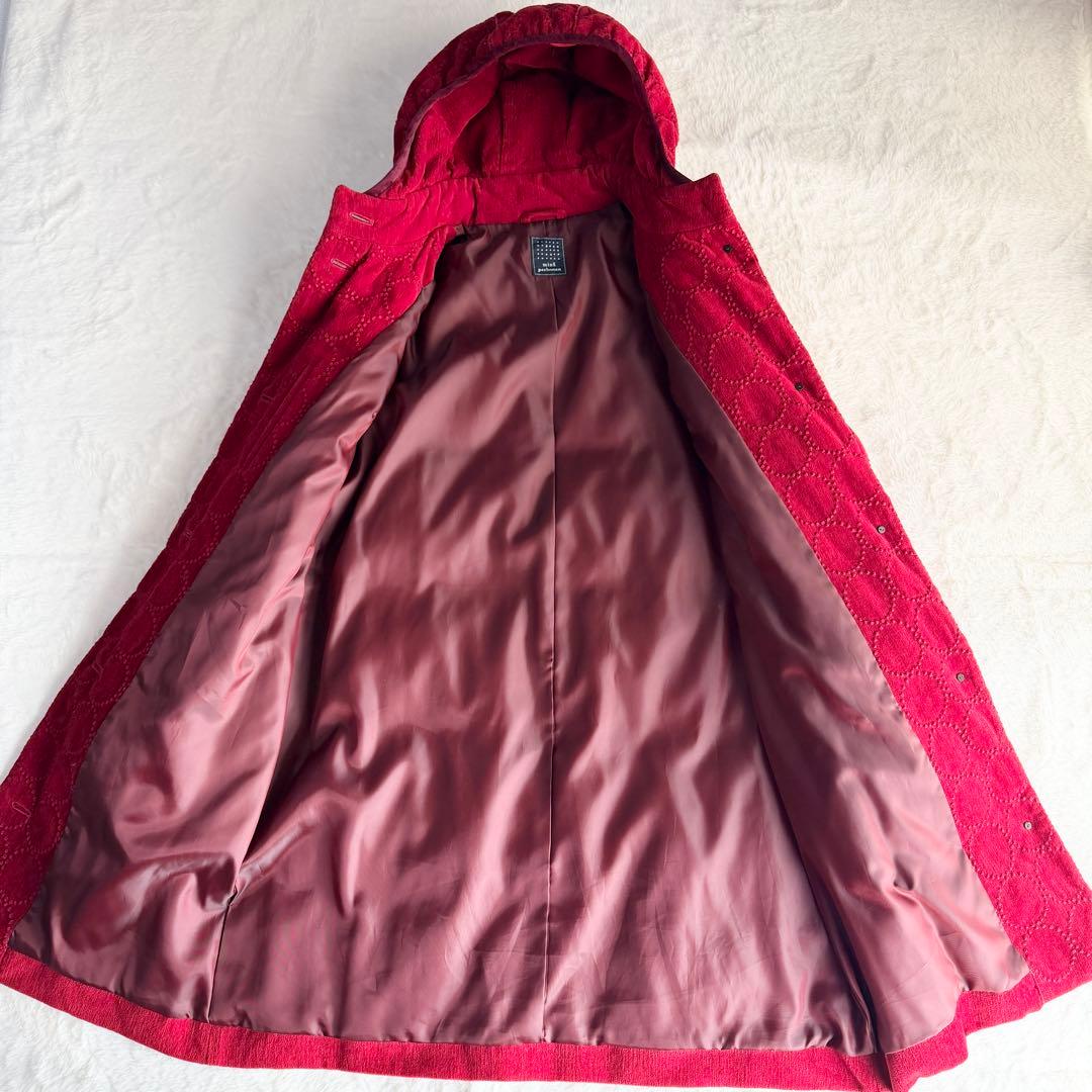 ミナペルホネン タンバリン ロングコート ダウンコート キルティングコート 38