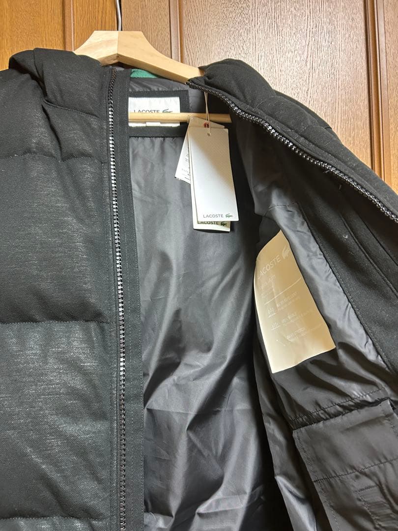 ラコステ ピケダウンジャケット　XSサイズ　新品未使用タグ付き
