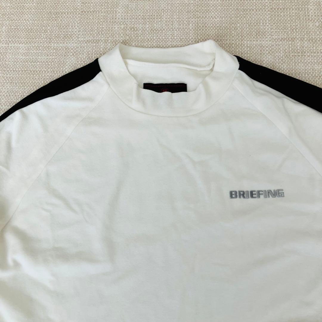 美品】BRIEFING SUEDE LS MOCK NECK ゴルフ M