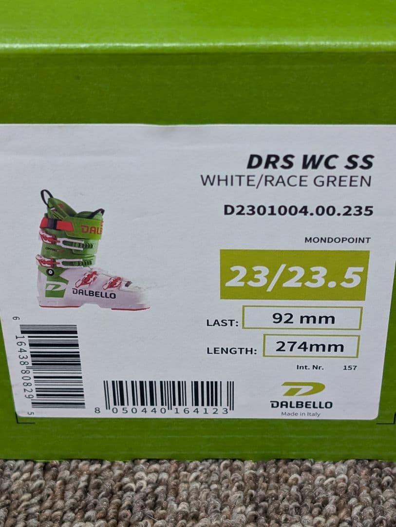 23/24 DALBELLO DRS SS 23.5cm 定価は120,000円