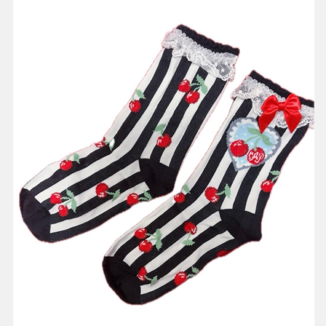 専用cherry stamp jsk ソックスAngelic Pretty