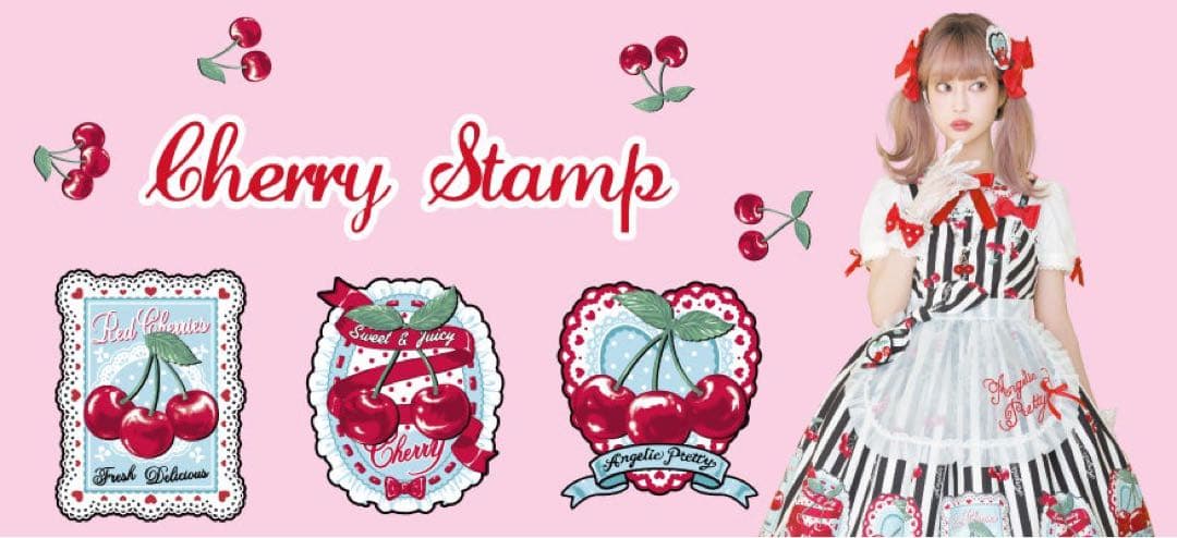 専用cherry stamp jsk ソックスAngelic Pretty