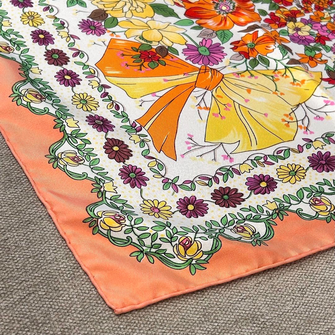 【極上美品】正規店購入品 クリスチャンディオール シルクスカーフ ヴィンテージ