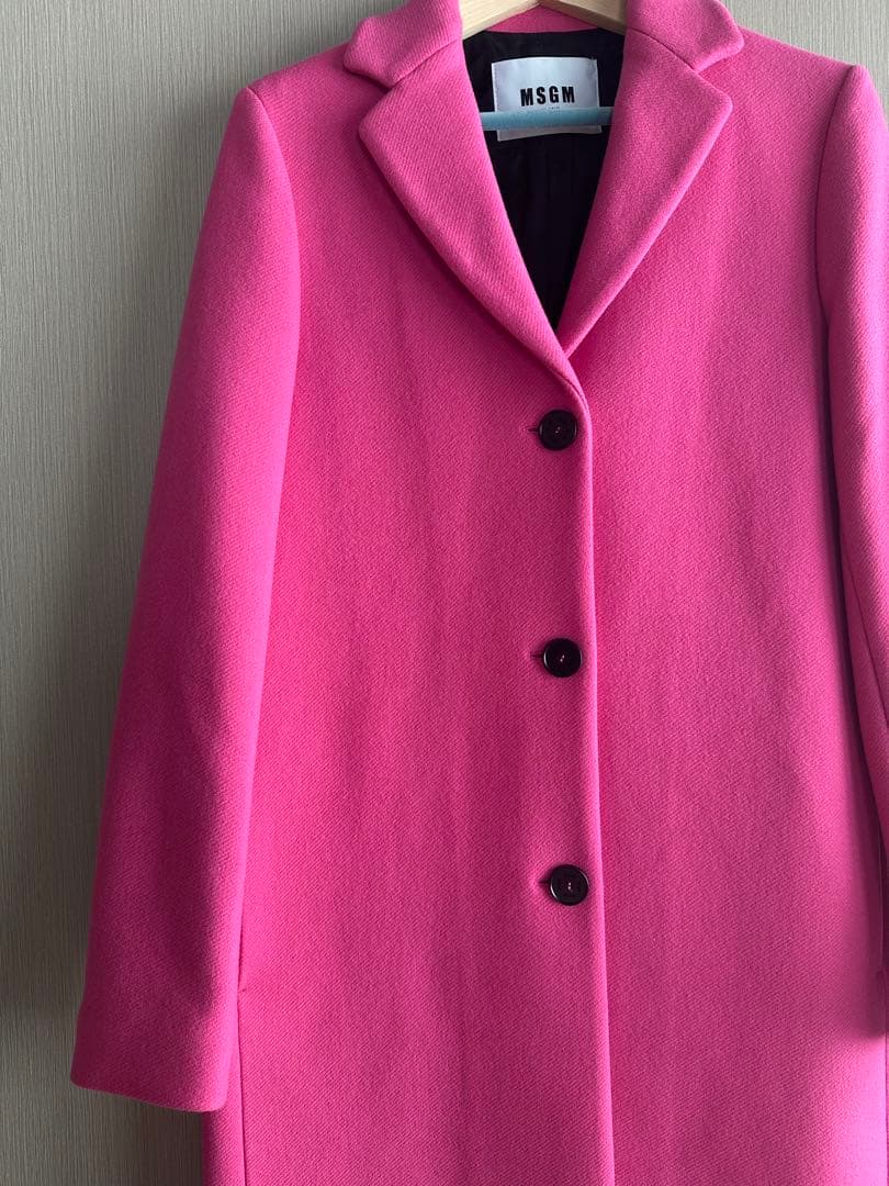 美品★ MSGM　コート　ピンク　エムエスジーエム