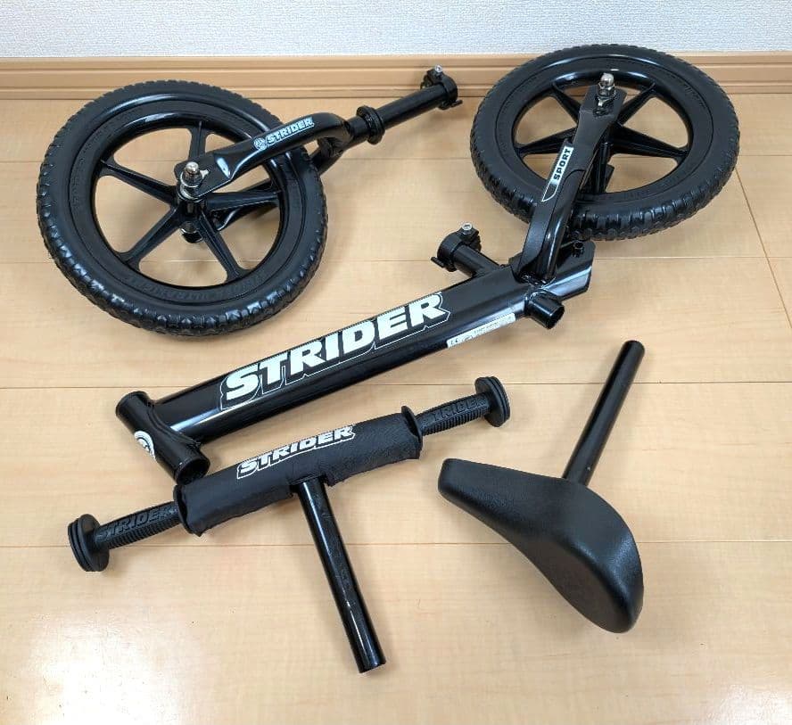 STRIDER バランスバイク 12インチ ブラック