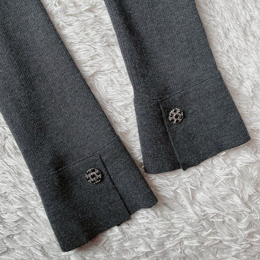 【美品】フォクシー ニットワンピースドレス ノエル ビジューボタン 24年モデル