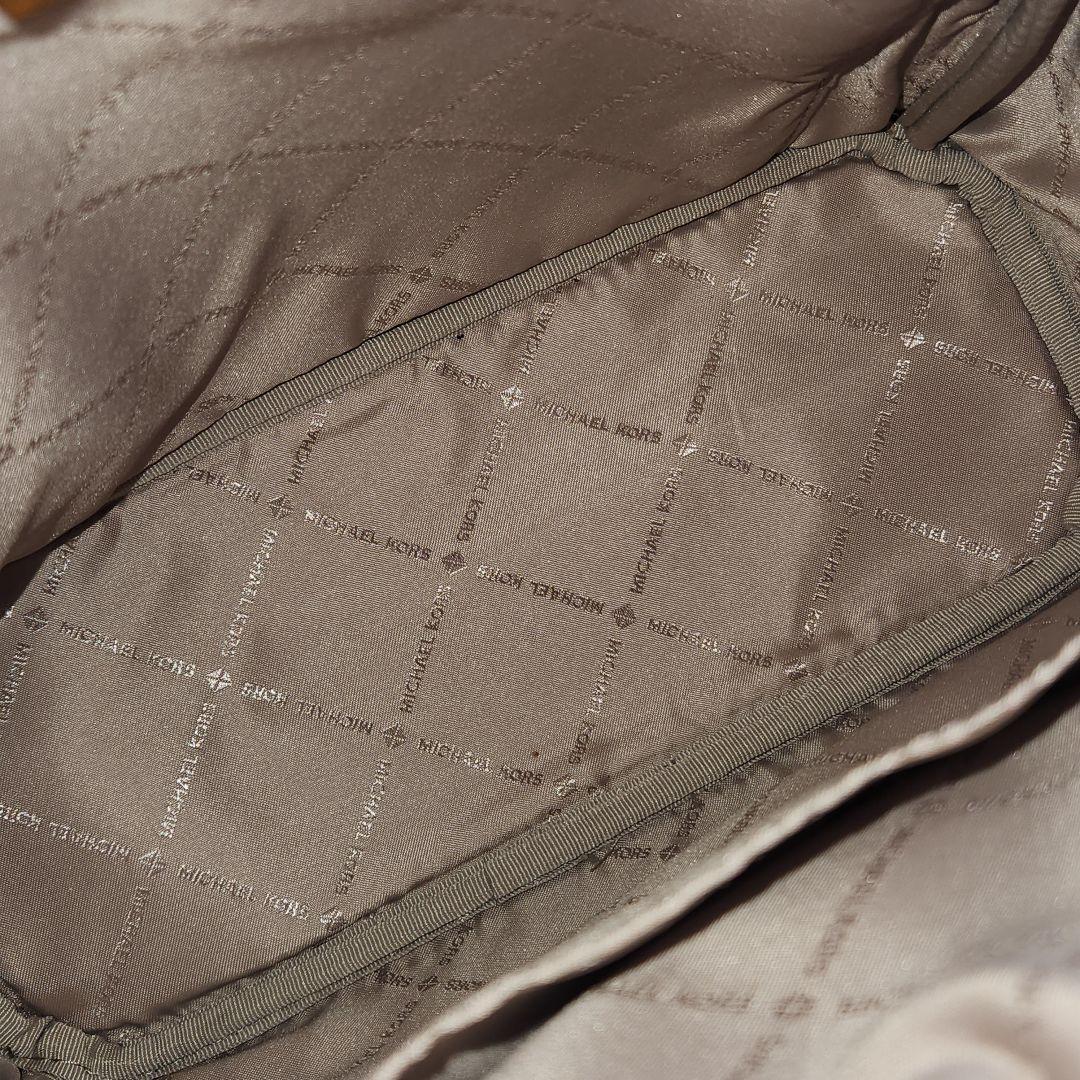 【極美品】マイケルコース アビー MKシグネチャー ミニリュック PVC