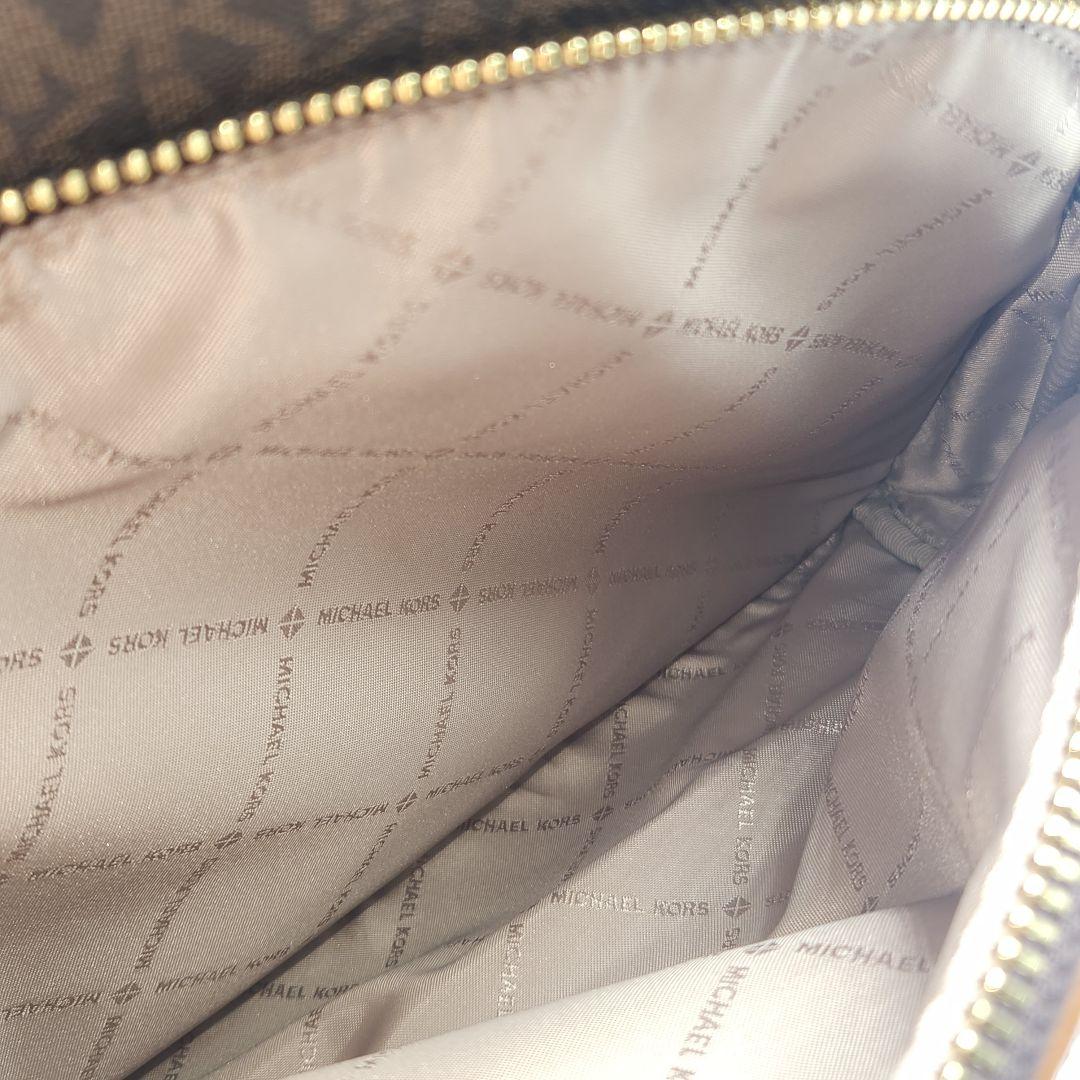 【極美品】マイケルコース アビー MKシグネチャー ミニリュック PVC