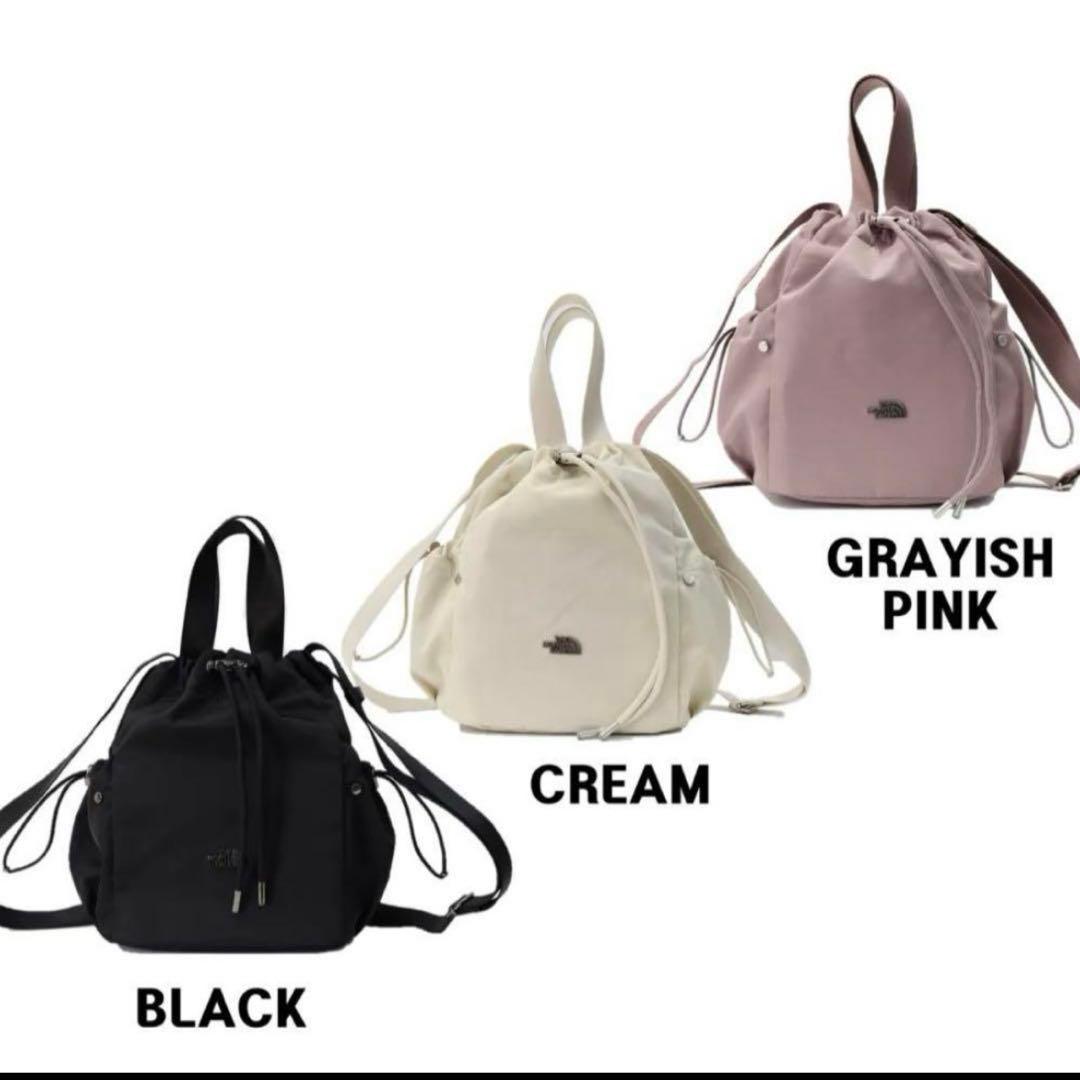 韓国限定 最新作 ホワイトレーベル ボニーバケットバッグ ミニ 巾着型 ピンク