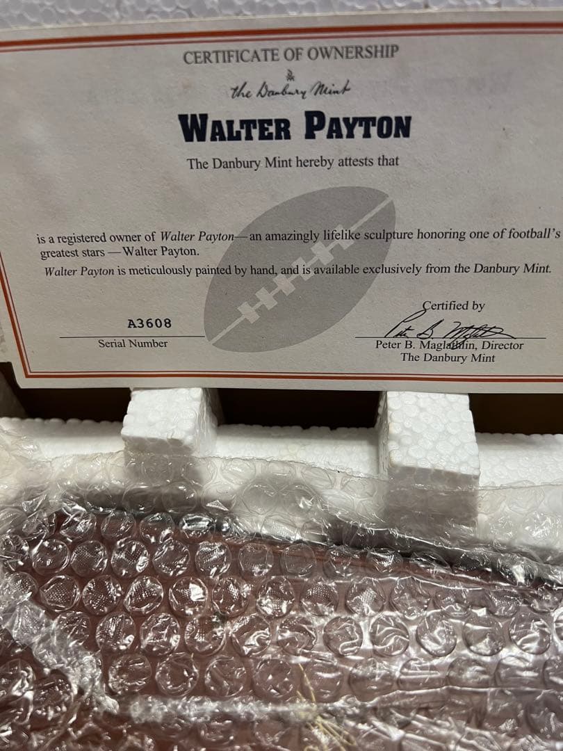 超レア】ウォルター・ペイトン(シカゴ・ベアーズ#34）NFLダンバリー