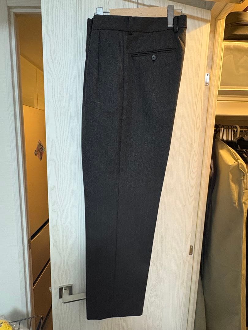 スーツ AURALEE BLUEFACED WOOL DOBBY SLACKS