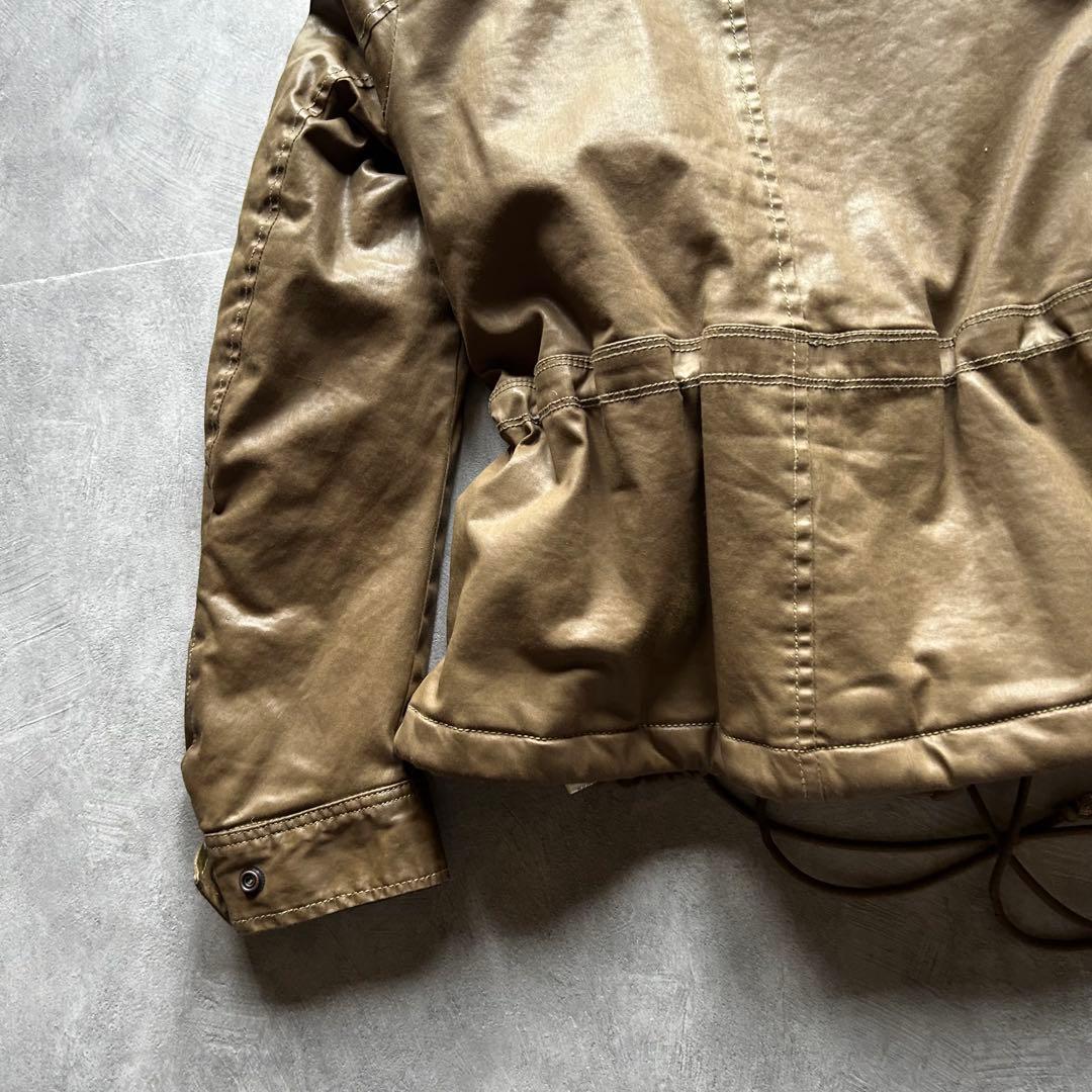 ジャケット・アウター archive diesel grunge fur jacket khaki