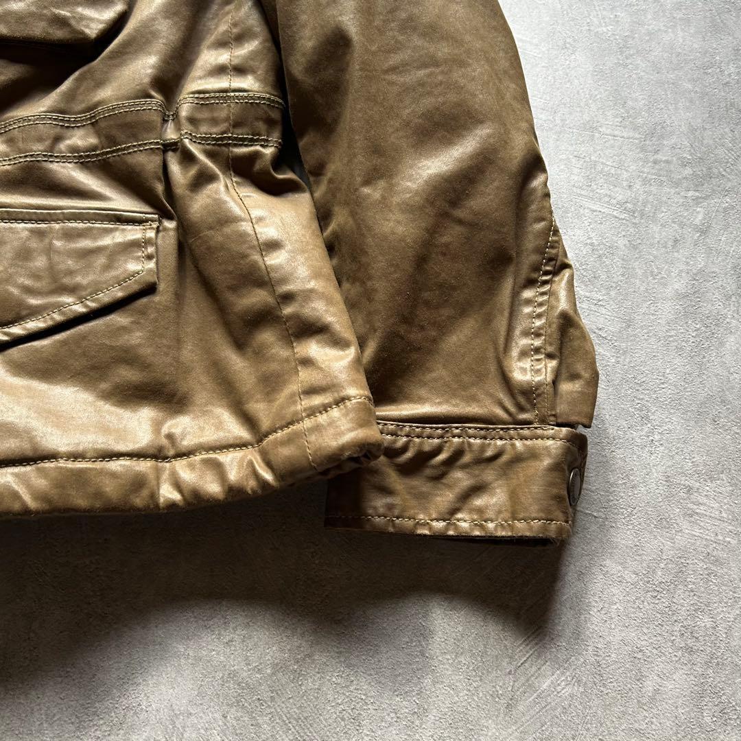 ジャケット・アウター archive diesel grunge fur jacket khaki