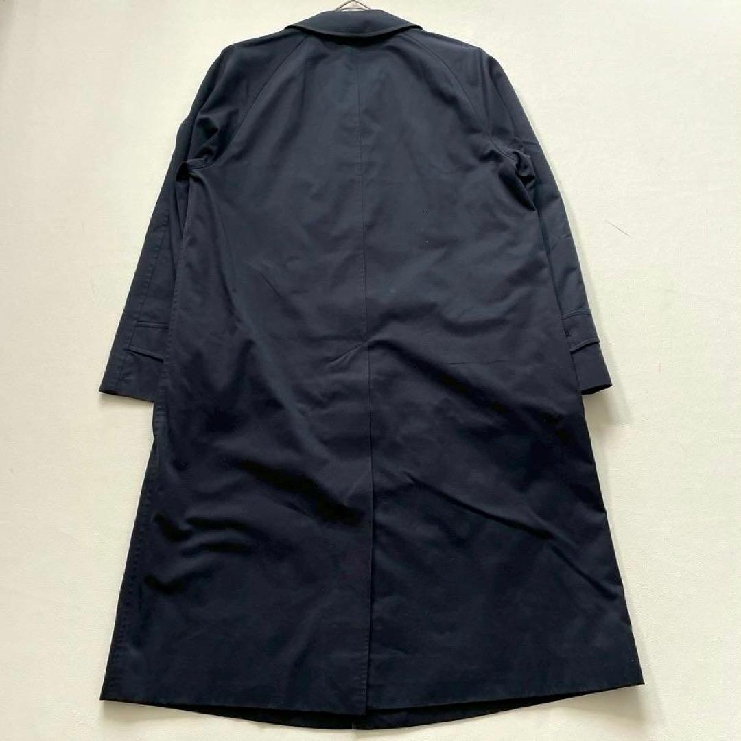 マ*ス様 【英国製】バーバリーズ ステンカラーコート ノバチェック 42 ロング