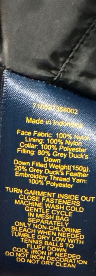 近年モデル　ラルフローレン　ダウンベスト　ビッグポニー 2way ブラック　黒