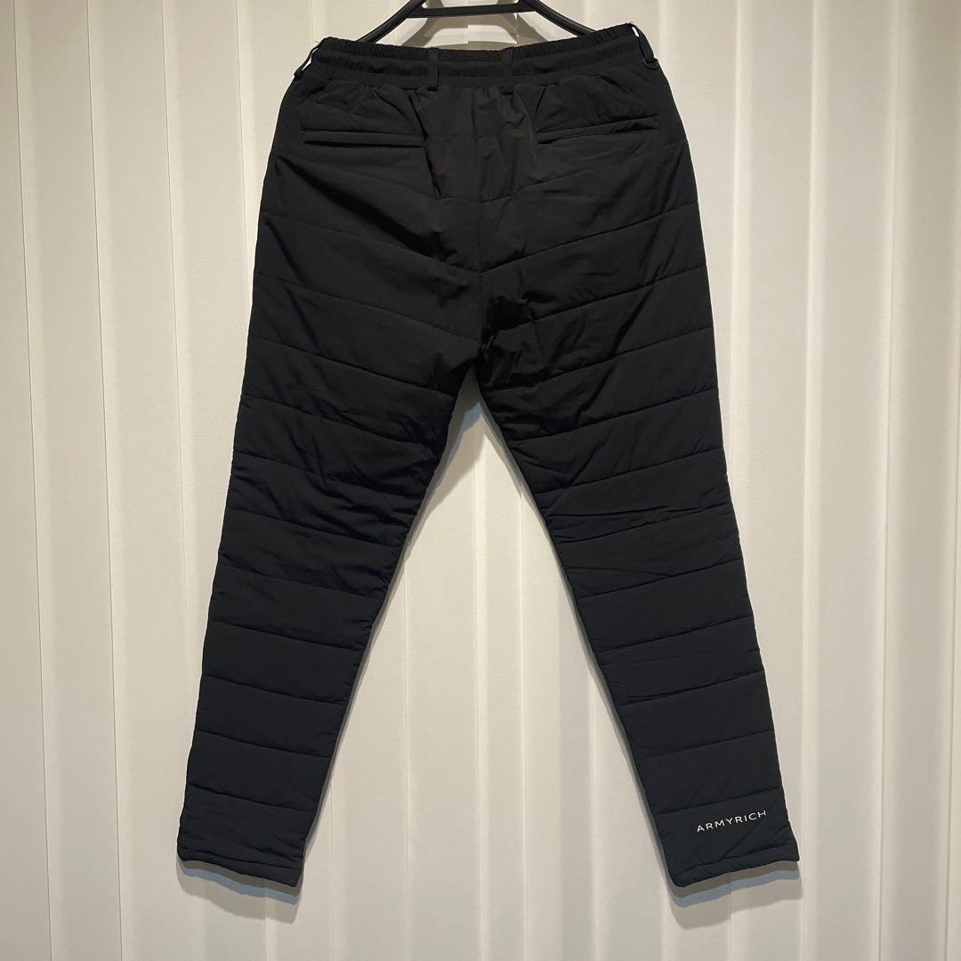 【極美品】アーミーリッチ 中綿ナイロンキルティングフルジップパーカーセットアップ