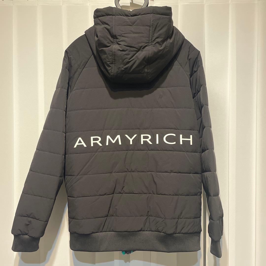 【極美品】アーミーリッチ 中綿ナイロンキルティングフルジップパーカーセットアップ