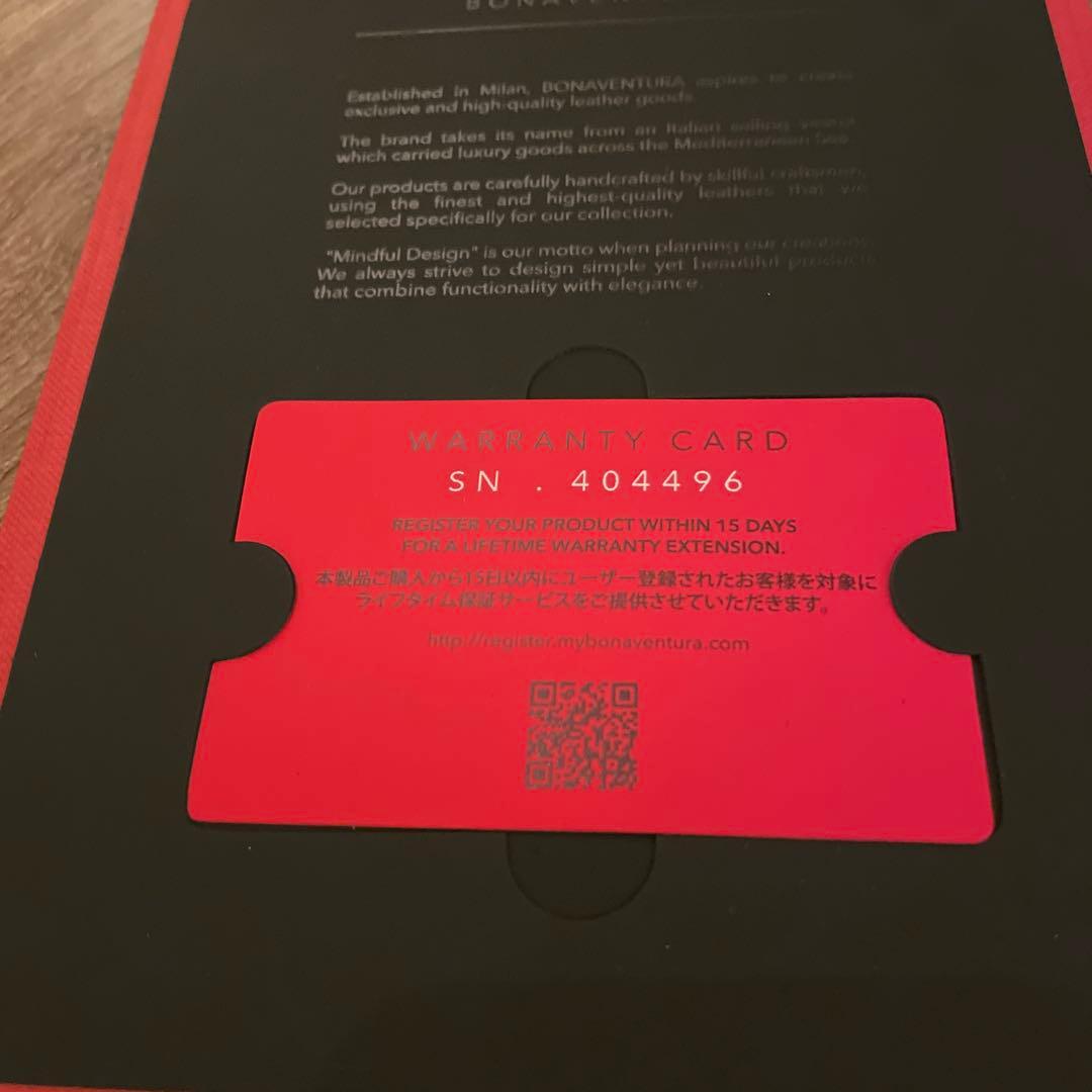 BONAVENTURA 手帳型ケース ブラウン