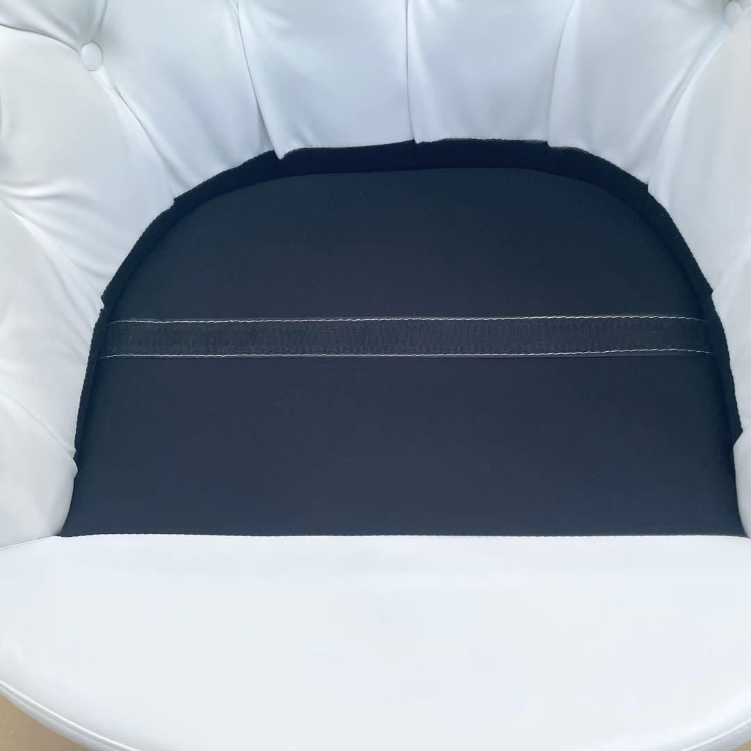 1人掛けソファ シェル ホワイト 家具 インテリア 貝殻 椅子 チェア サロン