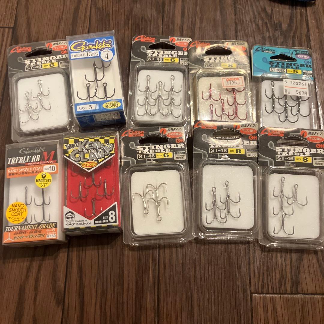 シーバス用ルアー37個まとめ売り！未使用フック付き