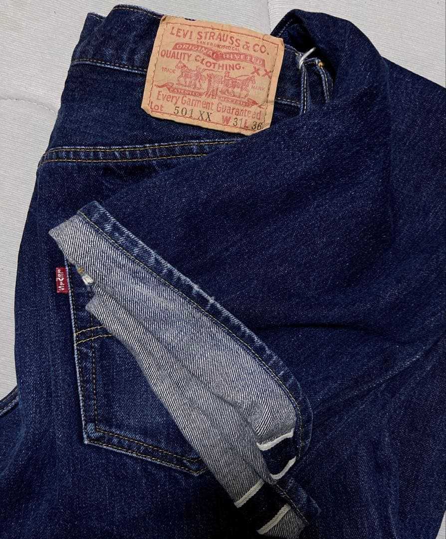 LEVI'S 501XX バレンシア製 ビッグE 31インチ　濃紺