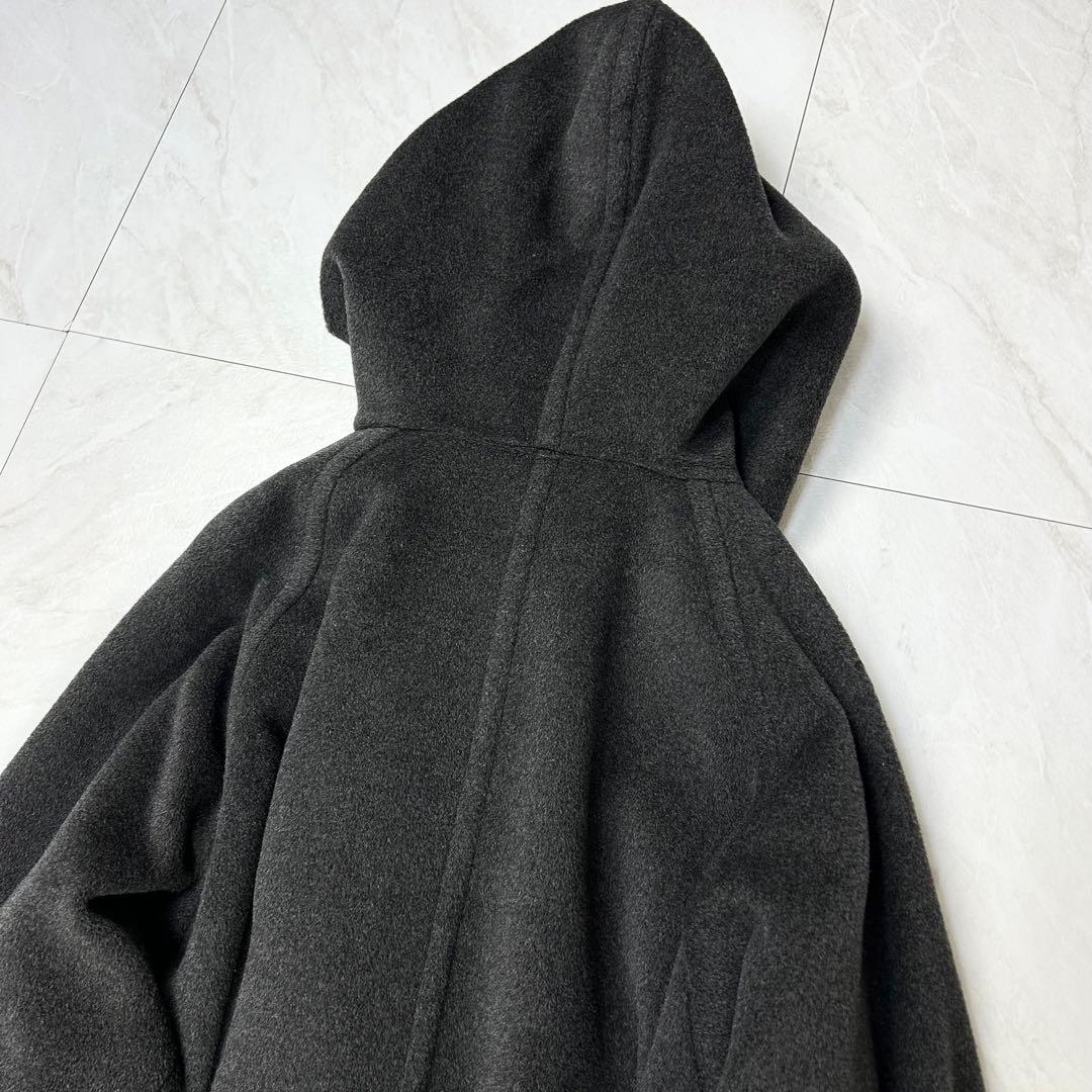 たぬたぬ様 マックスマーラ 白タグ カシミヤ混 ベルト フーデットコート