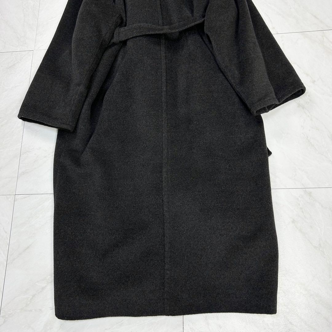 たぬたぬ様 マックスマーラ 白タグ カシミヤ混 ベルト フーデットコート