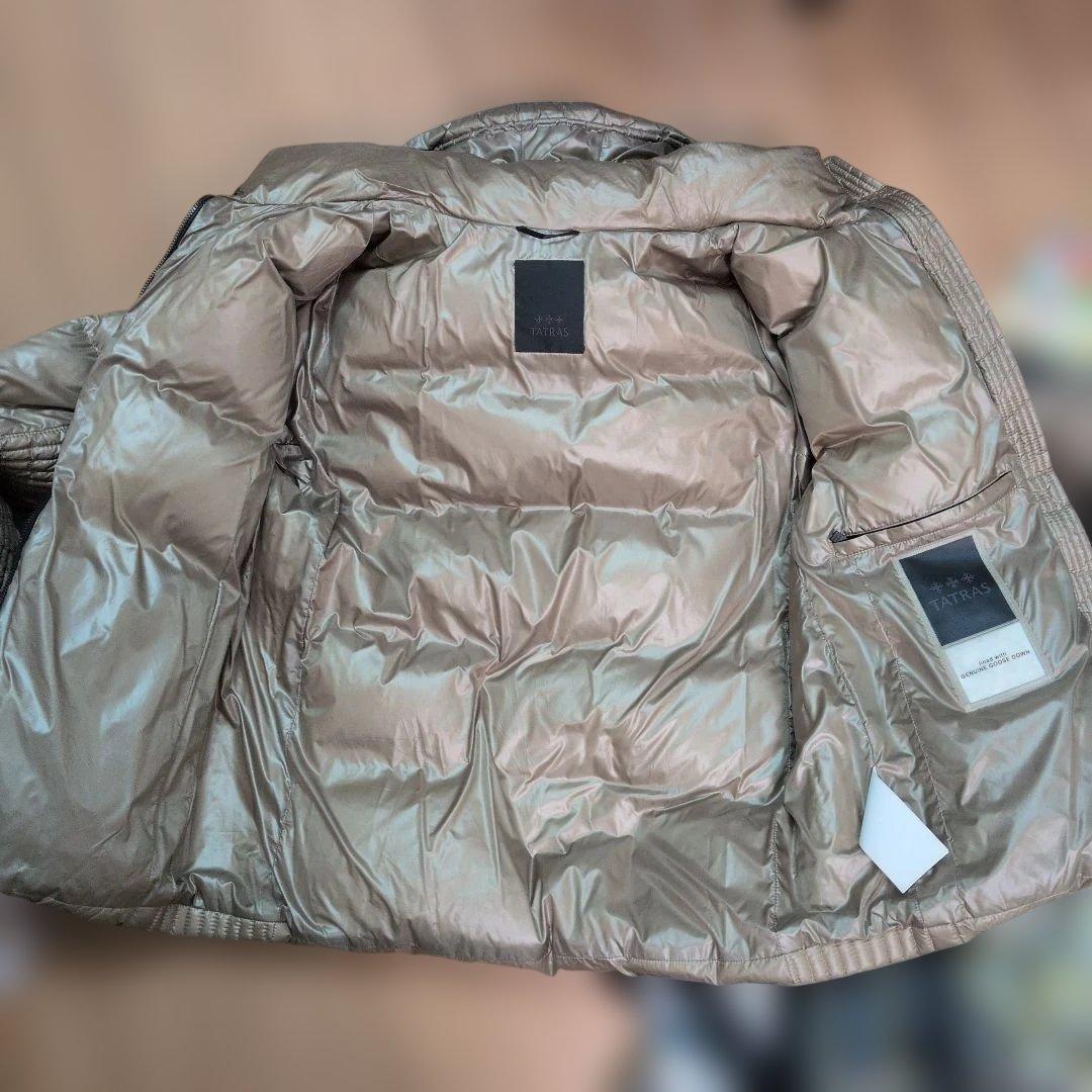 良品✨TATRAS BELBO ダウンジャケット 03 L ゴールド ベージュ