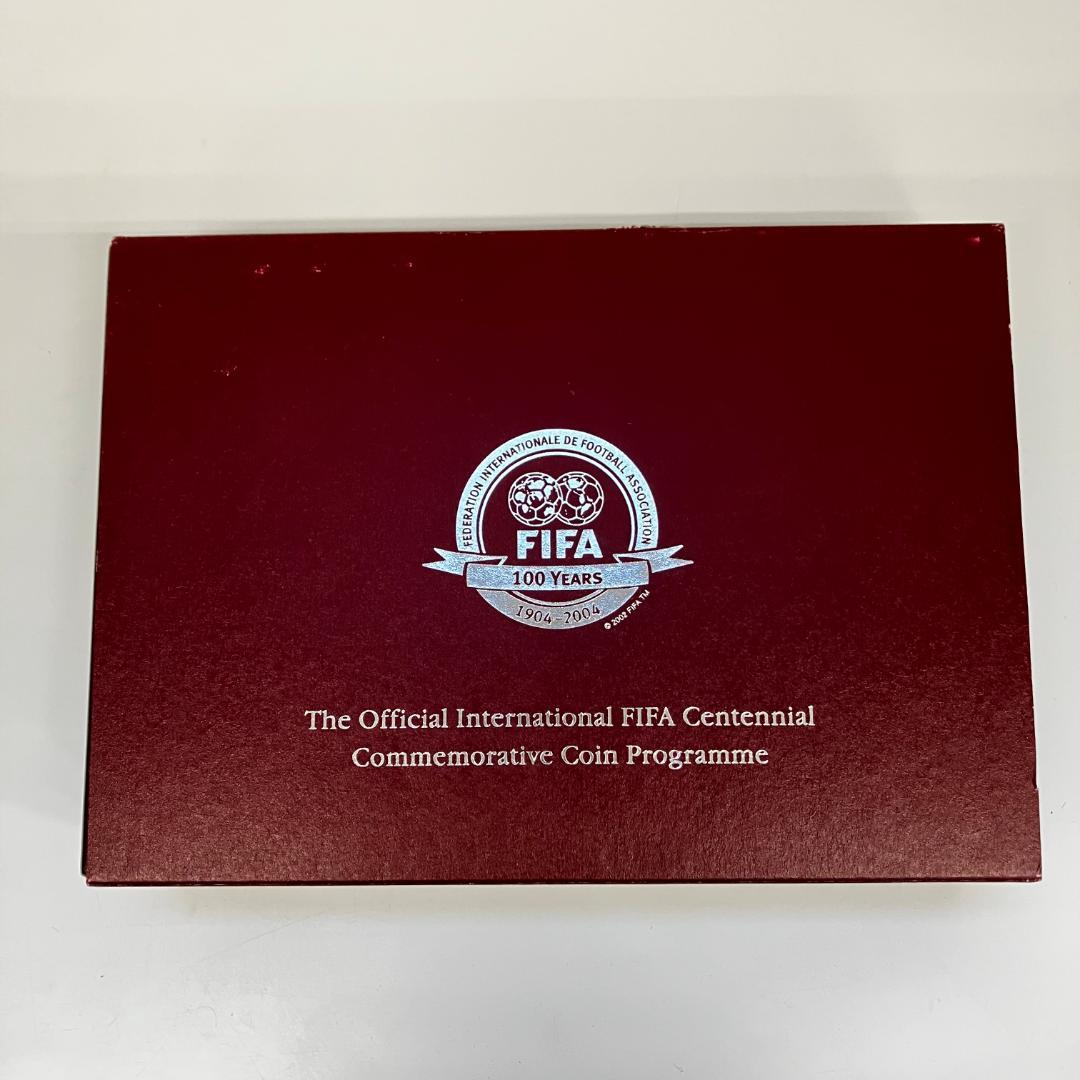 FIFA100周年記念銀貨 プルーフ銀貨　4枚セット 2004年　ワールドカップ