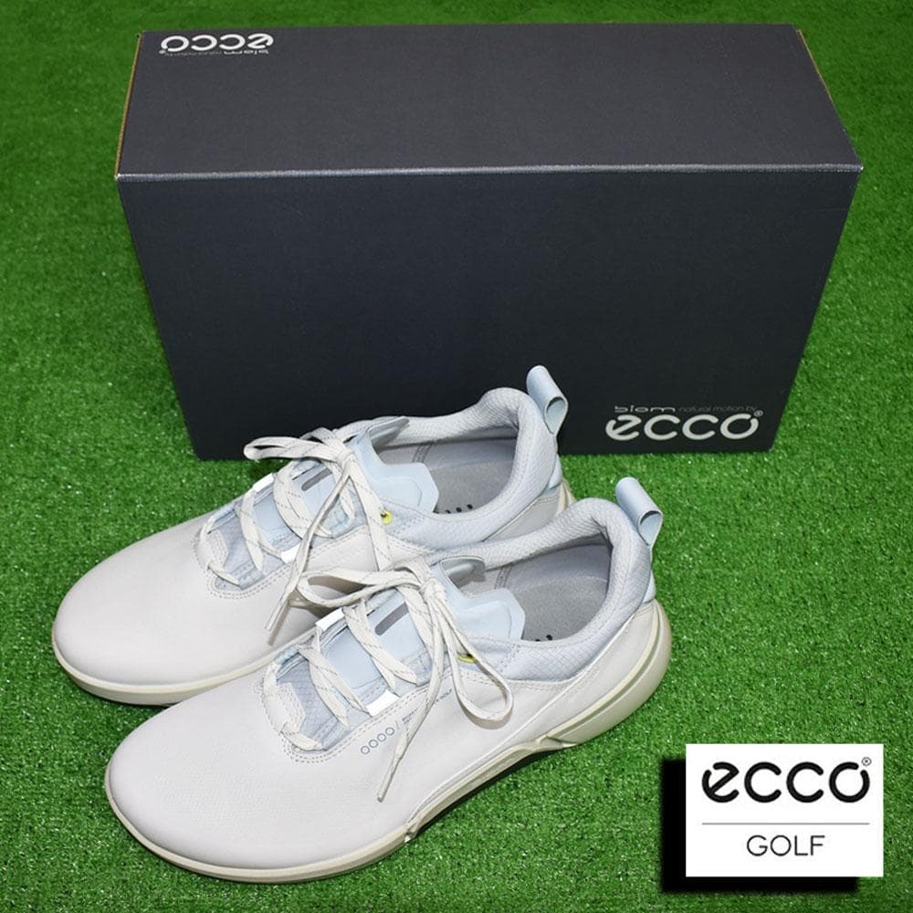 ecco/エコー スパイクレス ゴルフシューズ【ホワイト/26.5ｃｍ】新品！ ecco（エコー） ゴルフ シューズ エススリー レース スパイクレス