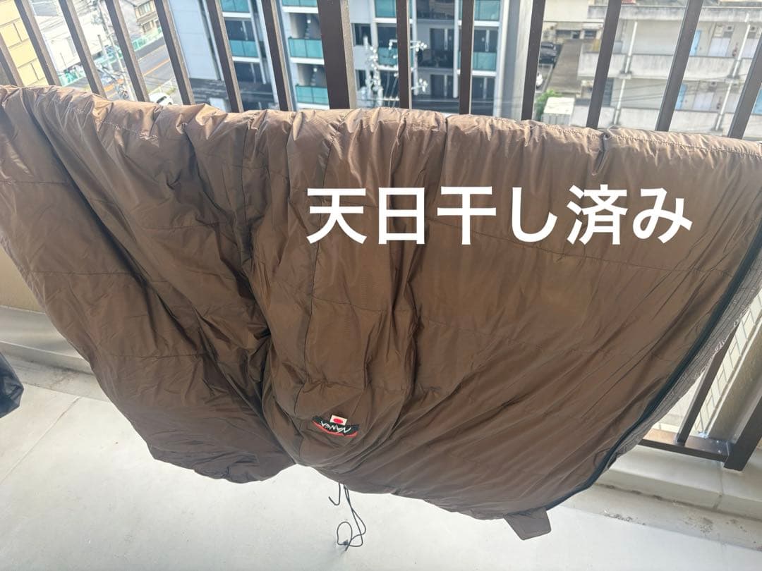 NANGA 60DX スリーピングバッグ ブラウン