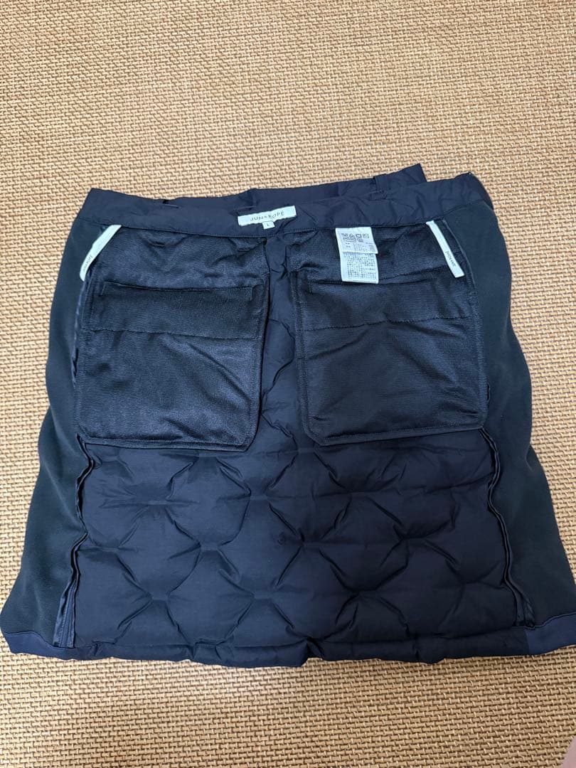 新品★ダウン90%★JUN&ROPE スカート黒