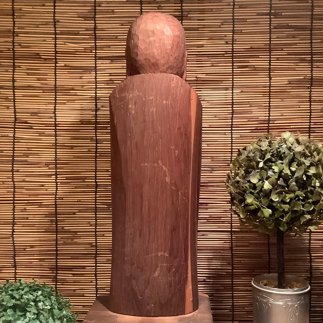 コダック様売約keep「合掌・勢至菩薩＋救世地蔵菩薩」ニ仏・漆金箔・木彫