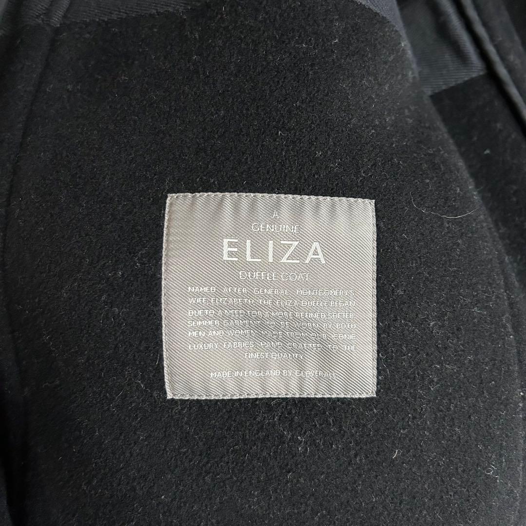 極美 イングランド製 gloverall ELIZA ダッフルコート ブラック