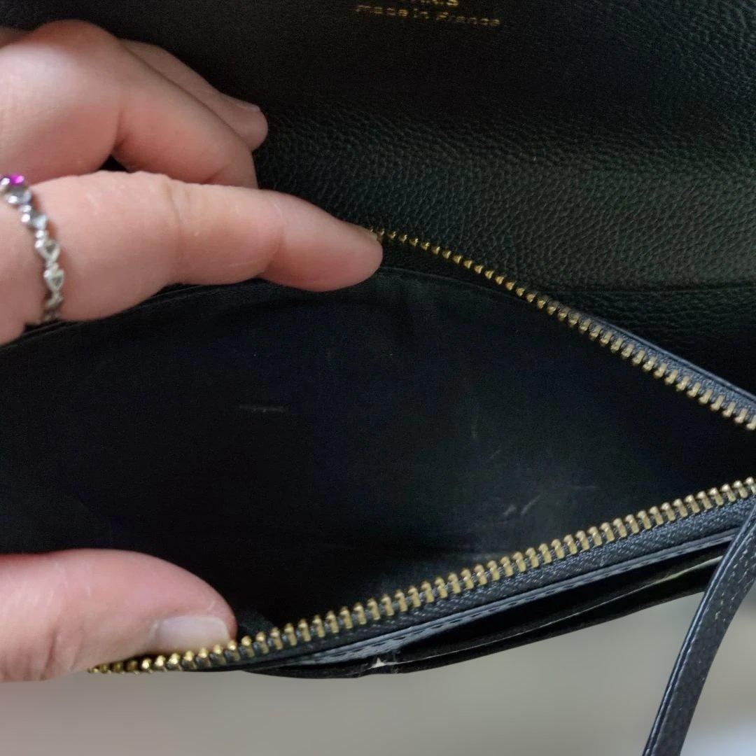 ゆ*り様 Louis Vuitton 長財布 黒/黄緑 モノグラム