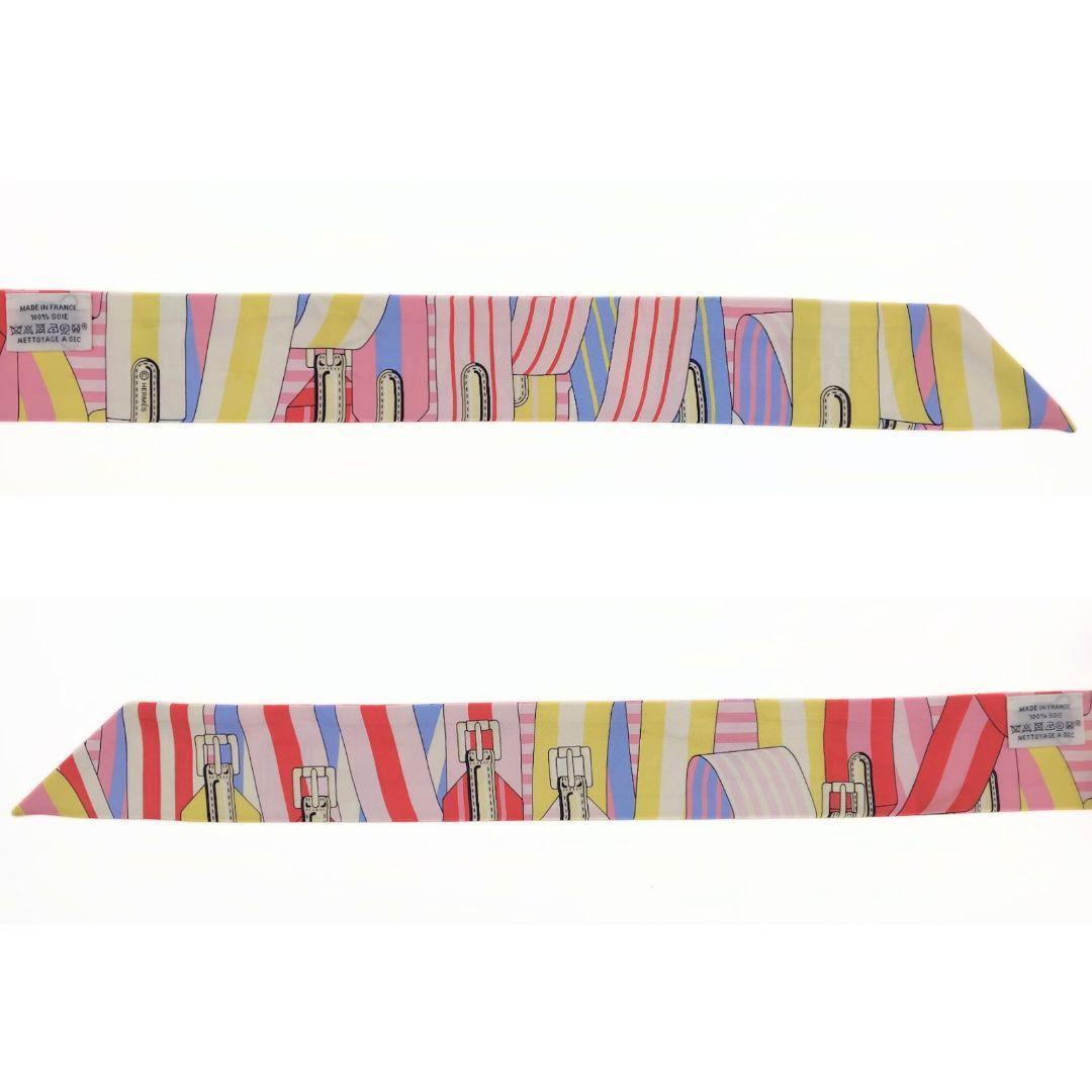 エルメス シルク Les Sangles サスペンダーベルト ツイリー