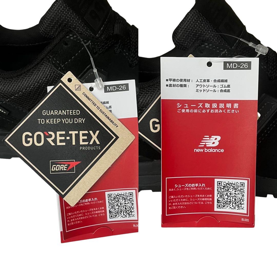 未使用タグ付 ニューバランス 24 UA別注 CM996XU2 ゴアテックス 黒