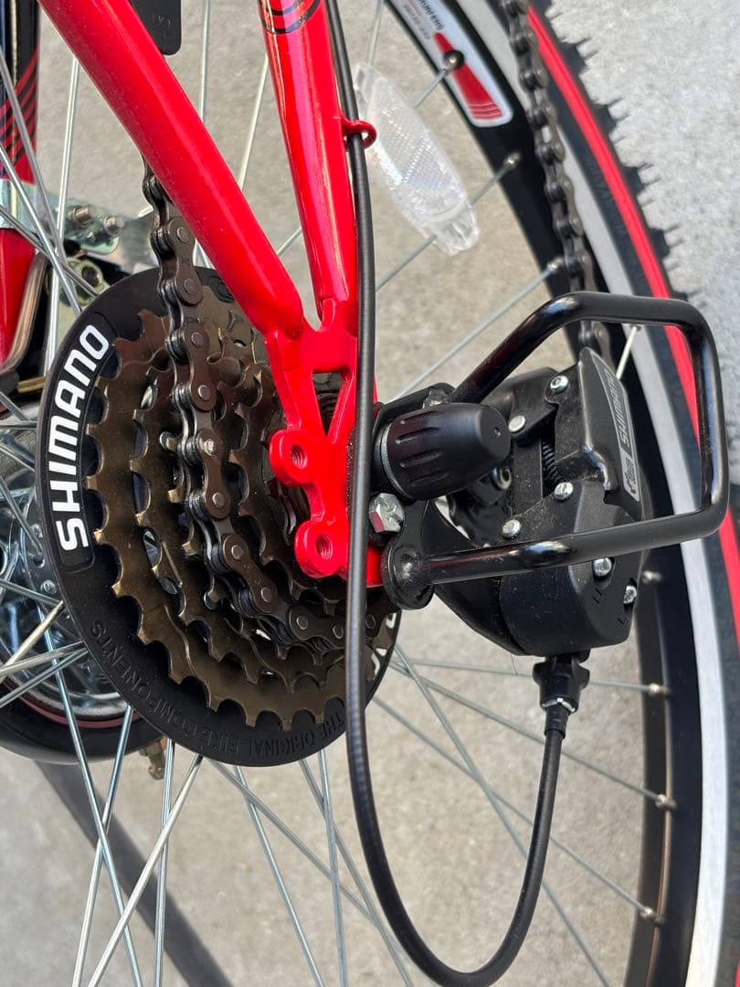 はる　BRIDGESTONE 子供用自転車 24インチ　ブラック／レッド