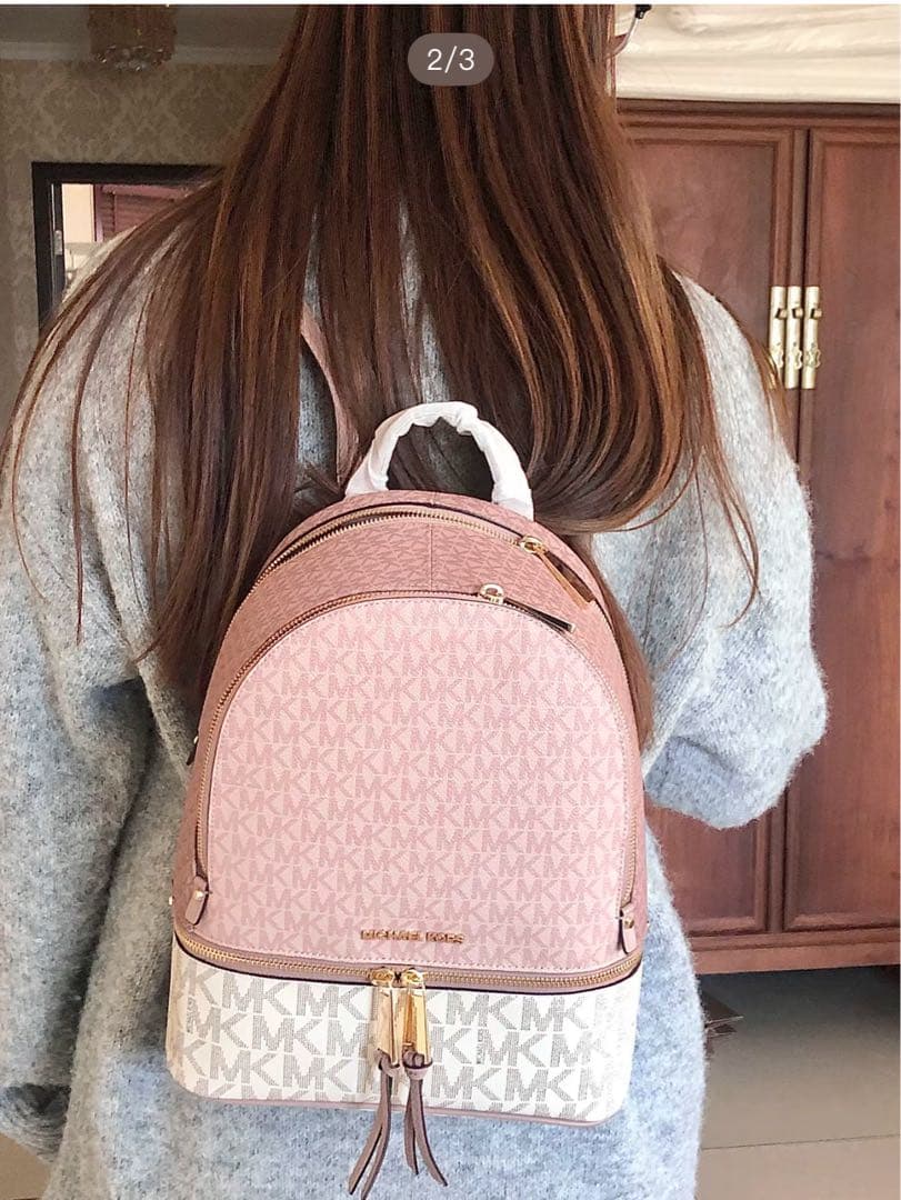 【新品未使用】RHEA ジップ バックパック ミディアム - MKシグネチャー