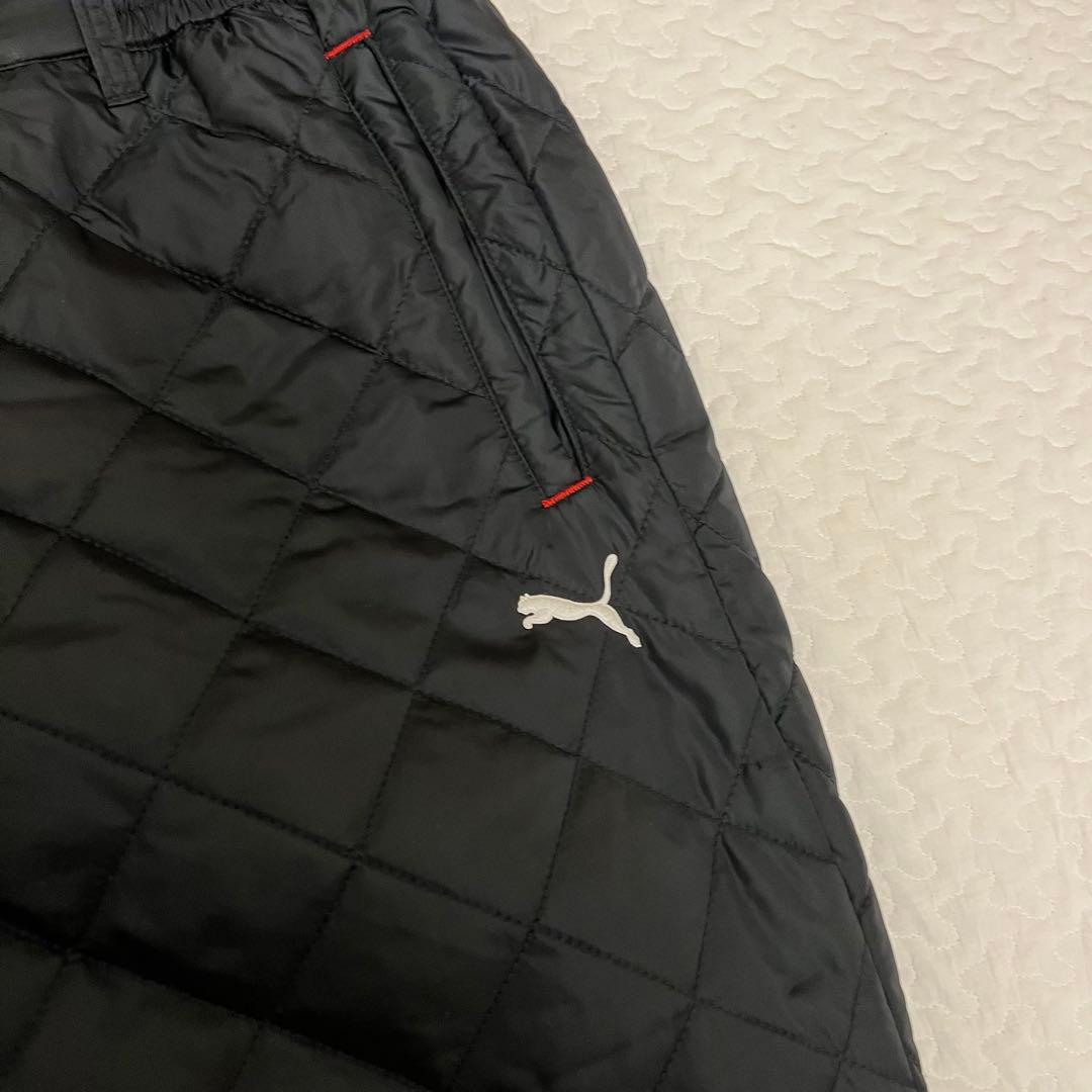 藤*装様 PUMA メンズ 中綿キルティングジャケット ゴルフウェア セットアッ